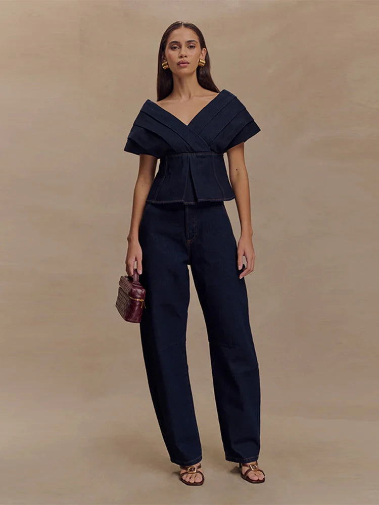Conjunto Jeans Feminino Coraggio – Aurora
