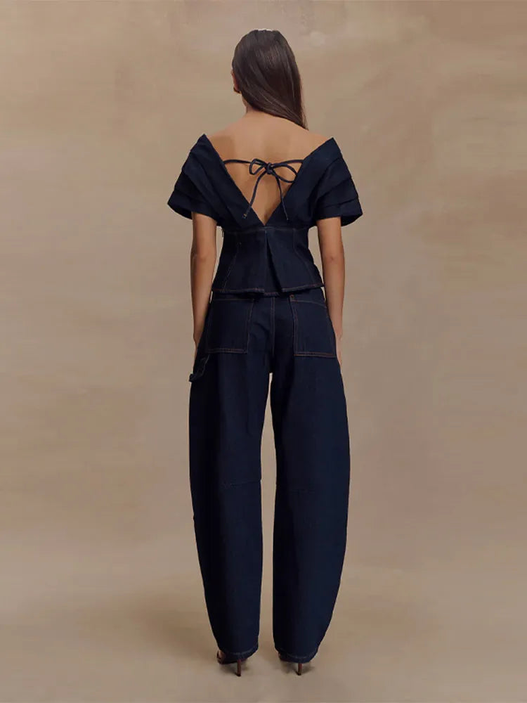 Conjunto Jeans Feminino Coraggio – Aurora