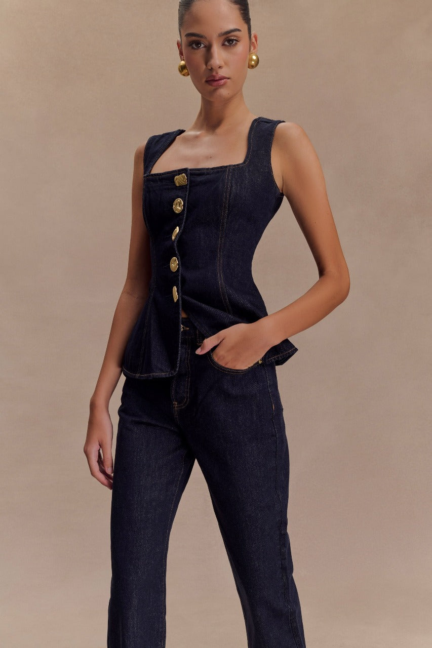 Conjunto Jeans Feminino Coraggio – Lucera